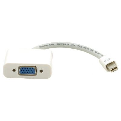 Kramer ADC-MDP/GF Mini DisplayPort auf VGA, 15cm, Weiß Kramer ADC-MDP/GF Mini DisplayPort auf VGA, 15cm, Weiß