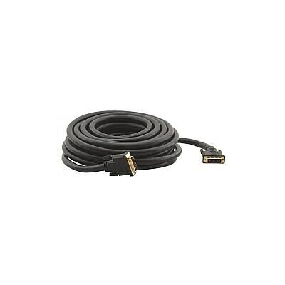 Kramer C-DM/DM/XL-10 DVI-Kabel - 3m - Schwarz - Single Link Kramer C-DM/DM/XL-10 DVI-Kabel - 3m - Schwarz - Single Link