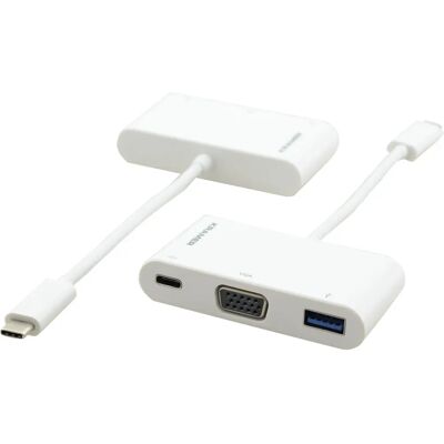 Kramer Electronics ADC-U31C/M1 Laptop Dock - Video Adapter, Weiß Kramer Electronics ADC-U31C/M1 Laptop Dock - Video Adapter, Weiß