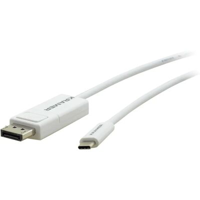 Adaptateur graphique USB Kramer Electronics C-USBC/DPM-6 - Blanc - Supporte 4K 60Hz Adaptateur graphique USB Kramer Electronics C-USBC/DPM-6 - Blanc - Supporte 4K 60Hz
