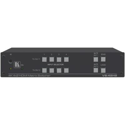 Kramer VS-42H2 Interruptor de matriz HDMI 4K HDR - Vídeo/Áudio Kramer VS-42H2 Interruptor de matriz HDMI 4K HDR - Vídeo/Áudio