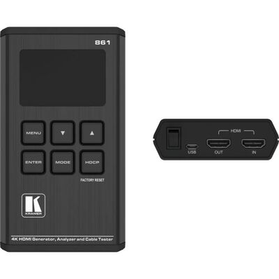 Kramer Electronics 861 Signalgenerator - 8.0 Kanäle 4K HDR Kramer Electronics 861 Signalgenerator - 8.0 Kanäle 4K HDR