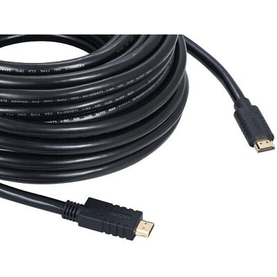 Câble HDMI Kramer CA-HM-25 - 7,6m - Noir - Publicité Câble HDMI Kramer CA-HM-25 - 7,6m - Noir - Publicité