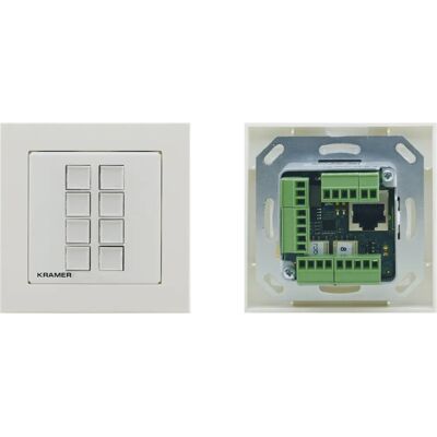 Kramer RC-208/EU-80/86(W) Drucktastentafel - 8 Tasten, Weiß Kramer RC-208/EU-80/86(W) Drucktastentafel - 8 Tasten, Weiß