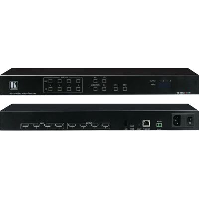 Kramer Electronics VS-44H2 AV matriseskifter - 4K HDR, 4x4 - Video/Audio, Rackmontering Kramer Electronics VS-44H2 AV matriseskifter - 4K HDR, 4x4 - Video/Audio, Rackmontering