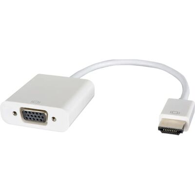 Kramer Electronics ADC-HM/GF HDMI til VGA Adapter - Hvit Kramer Electronics ADC-HM/GF HDMI til VGA Adapter - Hvit