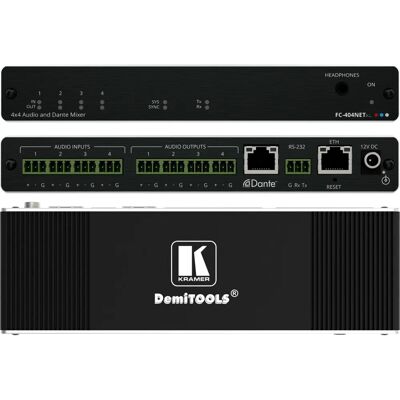 Kramer Electronics FC-404NETXL - 20Hz-20kHz Audio-Konverter Kramer Electronics FC-404NETXL - 20Hz-20kHz Audio-Konverter