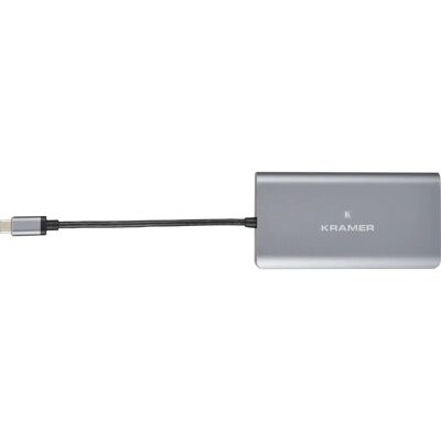 Kramer KDock-3 Silber-Grau Dockingstation - USB-C, HDMI, DP Kramer KDock-3 Silber-Grau Dockingstation - USB-C, HDMI, DP