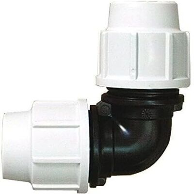 Plasson Grey Compression Elbow - Water Pipe Fitting Plasson Grey Compression Elbow - Water Pipe Fitting
