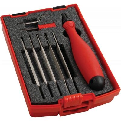 Vargus MB2020E Kit de Desbarbado - Premium, Mano, Limar Diamante Vargus MB2020E Kit de Desbarbado - Premium, Mano, Limar Diamante