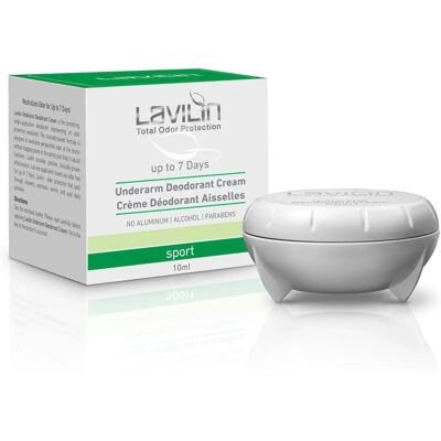 Lavilin Crème Déodorante Probiotique 7 Jours - Sport - Publicité Lavilin Crème Déodorante Probiotique 7 Jours - Sport - Publicité