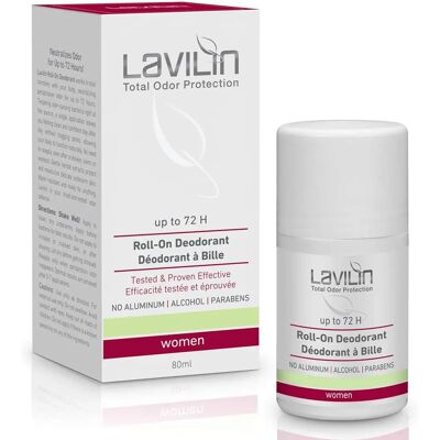 Lavilin Déodorant Probio 72h Femmes - Étanche - 80ml - Publicité Lavilin Déodorant Probio 72h Femmes - Étanche - 80ml - Publicité