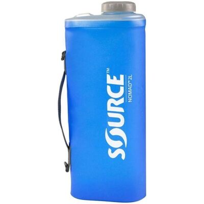 Bottiglia pieghevole leggera Source 2L - Senza BPA, a prova di perdite Bottiglia pieghevole leggera Source 2L - Senza BPA, a prova di perdite