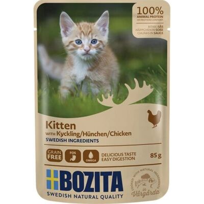 Bozita Kattungar Lax & Kyckling i Sås - Kattsmat Bozita Kattungar Lax & Kyckling i Sås - Kattsmat