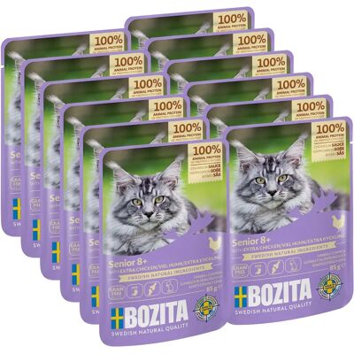 Bozita Senior Kattemat Pose - Kylling & Saus - 85g Bozita Senior Kattemat Pose - Kylling & Saus - 85g