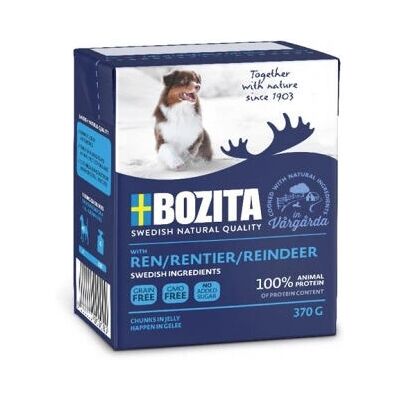 Bozita - Hundemat med rein i gelé - 370g Bozita - Hundemat med rein i gelé - 370g
