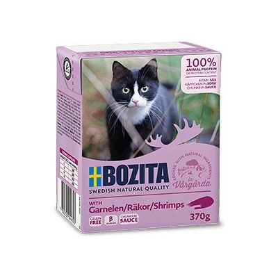 Bozita - Våtkattmat med reker - 18/36 x 370g Bozita - Våtkattmat med reker - 18/36 x 370g