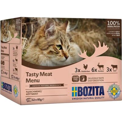 Karma dla kotów Bozita - Mieszane mięso 12 x 85g Karma dla kotów Bozita - Mieszane mięso 12 x 85g