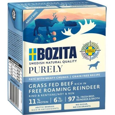 Bozita - Våtfôr til hund med storfekjøtt og reindyr - 370g Bozita - Våtfôr til hund med storfekjøtt og reindyr - 370g
