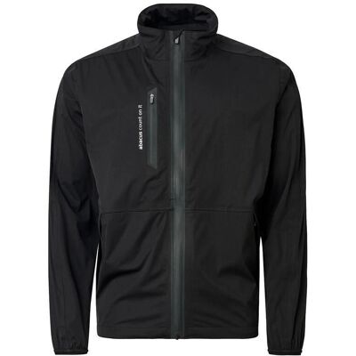 Abacus Bounce Wasserdichte Golf Regenjacke - Schwarz Abacus Bounce Wasserdichte Golf Regenjacke - Schwarz