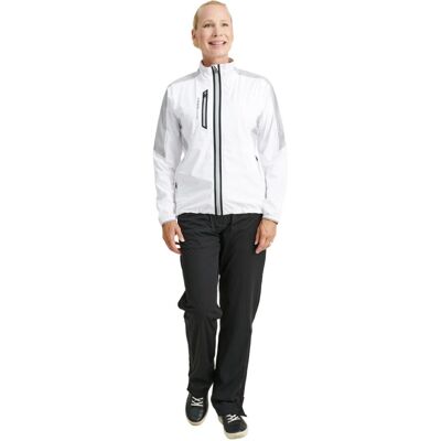 Abacus Bounce Weiße wasserdichte Windjacke für Damen Abacus Bounce Weiße wasserdichte Windjacke für Damen