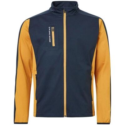 Abacus - Dornoch Stretch Hybrid Jacket - Navy/Harvest - Stretch - Jacket Abacus - Dornoch Stretch Hybrid Jacket - Navy/Harvest - Stretch - Jacket