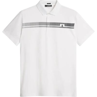 J.Lindeberg Weiß Klas Regular Fit 4-Wege Stretch Golf Poloshirt J.Lindeberg Weiß Klas Regular Fit 4-Wege Stretch Golf Poloshirt