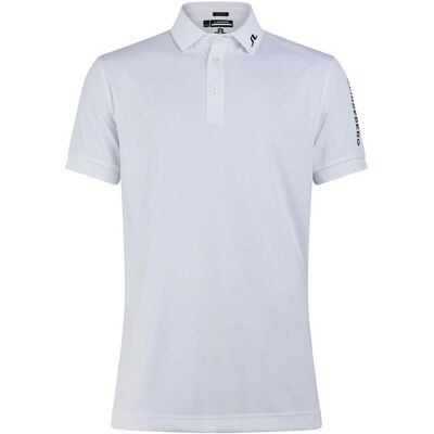 J.Lindeberg Tour Tech Regular Fit Poloshirt - Herren Weiß XXL J.Lindeberg Tour Tech Regular Fit Poloshirt - Herren Weiß XXL
