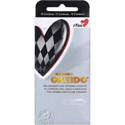 RFSU Grande - 19cm Kondomer - Ekstra Rummelige, Gleitmiddel, Latex RFSU Grande - 19cm Kondomer - Ekstra Rummelige, Gleitmiddel, Latex