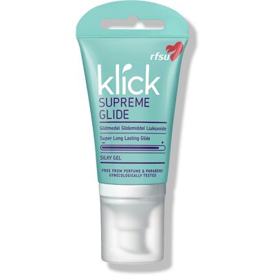 RFSU Klick Supreme Glide - Henkilökohtainen liukuvoide - Herkkä & Pitkäkestoinen RFSU Klick Supreme Glide - Henkilökohtainen liukuvoide - Herkkä & Pitkäkestoinen