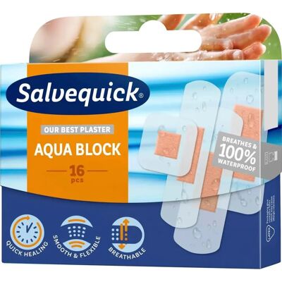 Salvequick Aqua Block Wasserdichter Wundverband - Wundverband Salvequick Aqua Block Wasserdichter Wundverband - Wundverband