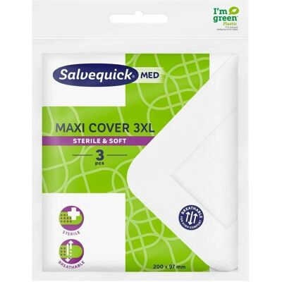 Salvequick Maxi Cover XXXL - Pansement pour plaies - Publicité Salvequick Maxi Cover XXXL - Pansement pour plaies - Publicité
