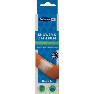 Salvelox Vendaje Adhesivo Impermeable para Ducha y Baño - 15cmx1m Salvelox Vendaje Adhesivo Impermeable para Ducha y Baño - 15cmx1m