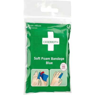 Cederroth Soft Foam Bandage - Wasserfest, 40cm x 6cm - Verband Cederroth Soft Foam Bandage - Wasserfest, 40cm x 6cm - Verband