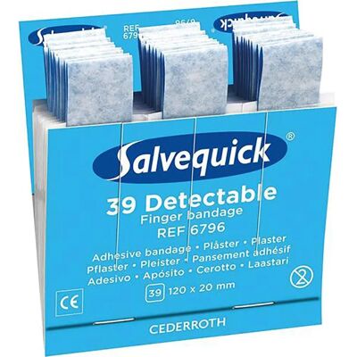 Salvequick Model 6796 Detektérbare fingerforbindinger - Førstehjælpsudstyr Salvequick Model 6796 Detektérbare fingerforbindinger - Førstehjælpsudstyr