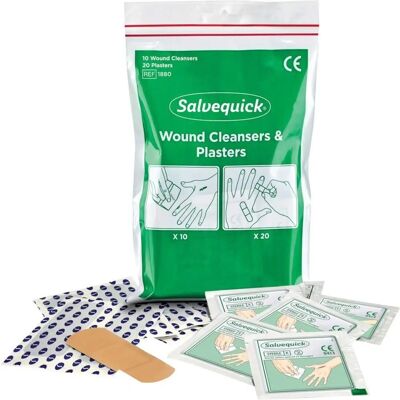 Kit di Pronto Soccorso Cederroth - Detergente per Ferite e Cerotti - Kit di Primo Soccorso Kit di Pronto Soccorso Cederroth - Detergente per Ferite e Cerotti - Kit di Primo Soccorso