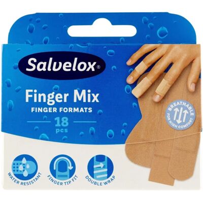 Salvelox Curativos para dedos - Bandagens adesivos para mãos e dedos Salvelox Curativos para dedos - Bandagens adesivos para mãos e dedos