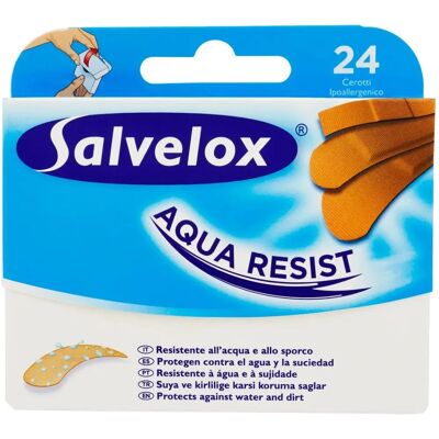 Salvelox Aqua Resist - Cerotti resistenti all'acqua - 24 Pezzi Salvelox Aqua Resist - Cerotti resistenti all'acqua - 24 Pezzi
