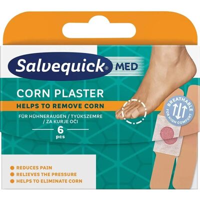 Salvequick Pansements pour cors - Soins des pieds - 6 pcs - Publicité Salvequick Pansements pour cors - Soins des pieds - 6 pcs - Publicité