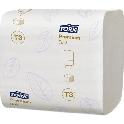 Papier Toilette Tork 114273 Blanc - 2 Couches 252 Feuilles - Lot de 30 Papier Toilette Tork 114273 Blanc - 2 Couches 252 Feuilles - Lot de 30