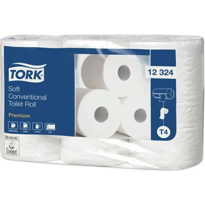 Tork Toilettenpapier - 2-lagig, 42 Rollen Tork Toilettenpapier - 2-lagig, 42 Rollen