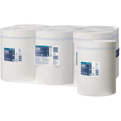Tork Papier Handtücher Weiß 6 Rollen Tork Papier Handtücher Weiß 6 Rollen