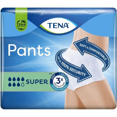 TENA Incontinence Pants Super Medium - Men & Women, 48 Pairs TENA Incontinence Pants Super Medium - Men & Women, 48 Pairs