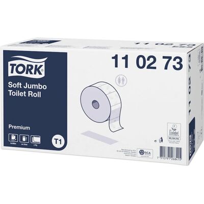 Papier hygiénique Tork 110273 - 2 plis 360 m - Publicité Papier hygiénique Tork 110273 - 2 plis 360 m - Publicité