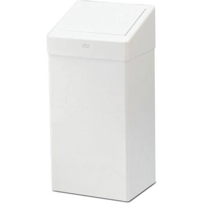 Bidone della spazzatura in metallo bianco rettangolare Tork 228000 - Cestino Bidone della spazzatura in metallo bianco rettangolare Tork 228000 - Cestino
