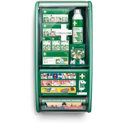Station de Premiers Secours Cederroth en Mousse Douce - Trousse de Secours - Publicité Station de Premiers Secours Cederroth en Mousse Douce - Trousse de Secours - Publicité