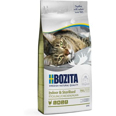 Bozita Voksen Innendørs & Sterilisert Kylling Tørrfôr - 10kg Bozita Voksen Innendørs & Sterilisert Kylling Tørrfôr - 10kg