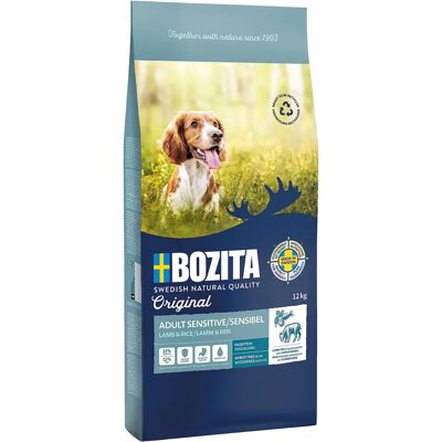 Jedzenie dla Psów Bozita Original - Trawienie wrażliwe jagnięcina i ryż - 12kg Jedzenie dla Psów Bozita Original - Trawienie wrażliwe jagnięcina i ryż - 12kg