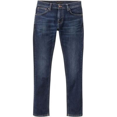 Nudie Jeans Dark Steel Slim Fit Organic Stretch Denim Jeans - Jeans Nudie Jeans Dark Steel Slim Fit Organic Stretch Denim Jeans - Jeans