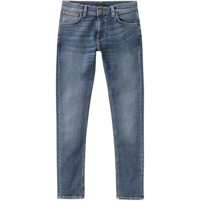 Nudie Jeans Organic Slim Fit Blue - Inbetween Blues - Jeans Nudie Jeans Organic Slim Fit Blue - Inbetween Blues - Jeans
